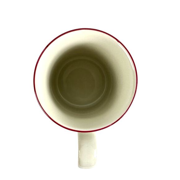 Sango Home for Christmas 1992 Indonesia Black Mark #4829 Tall Mug 4.25" - Picture 6 of 8